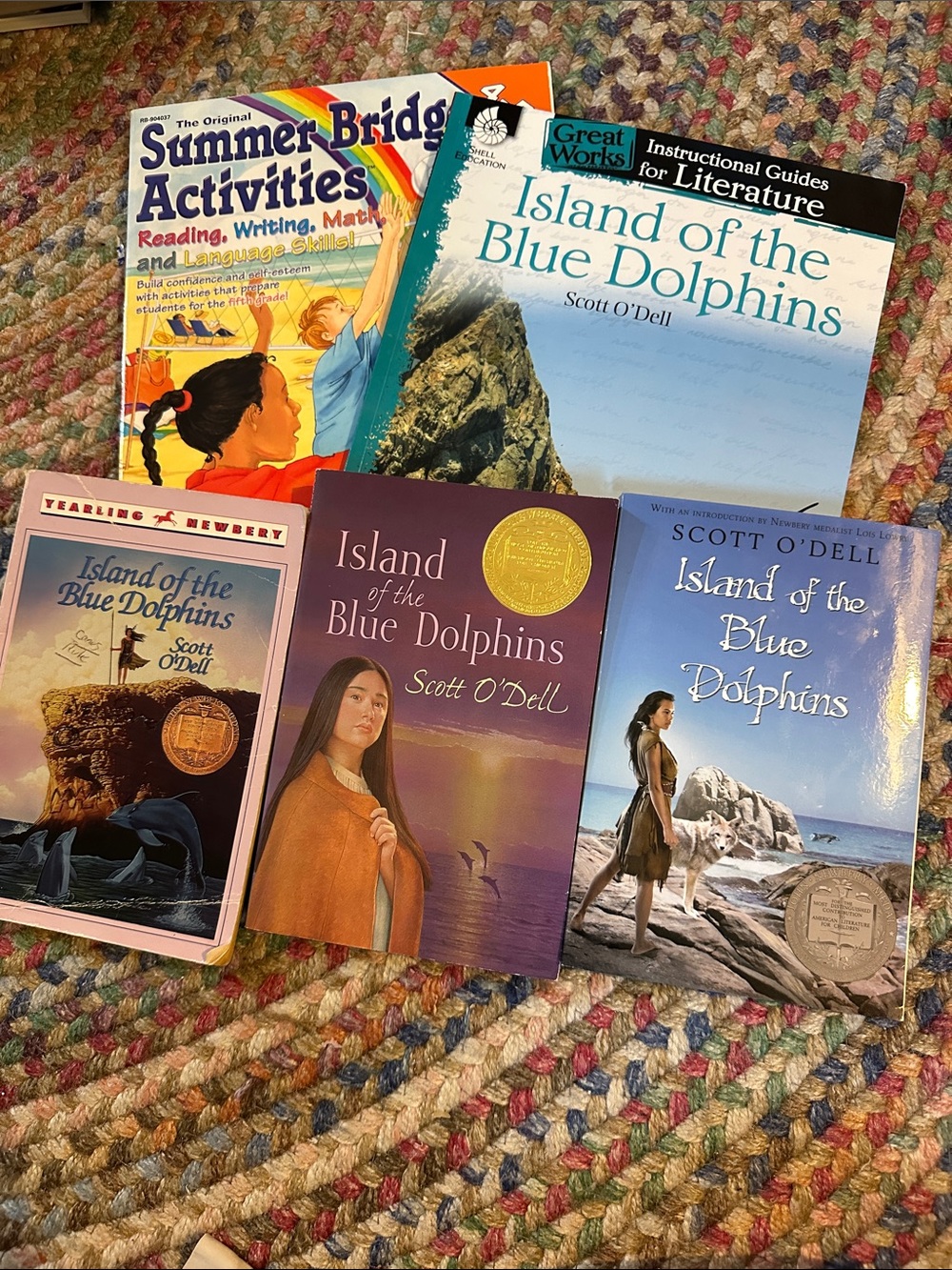 Island of the Blue Dolphins Homeschool Novel Study 5 Book Bundle 3 Novels Guides
